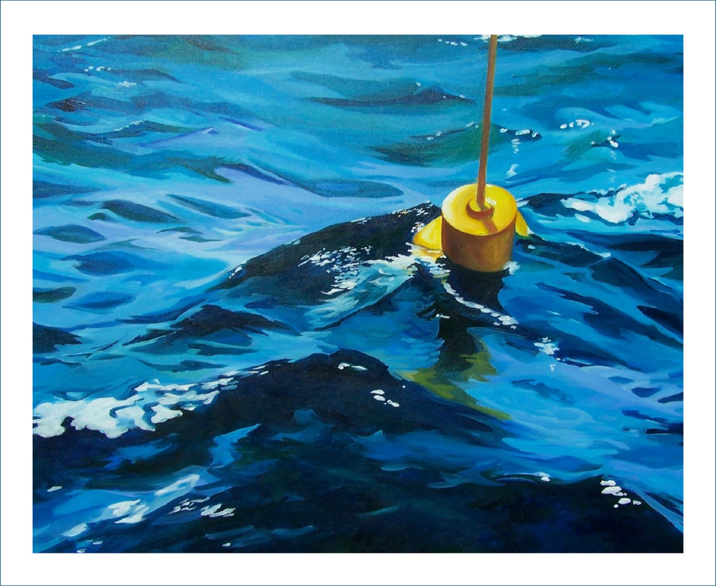 Yellow on Blue